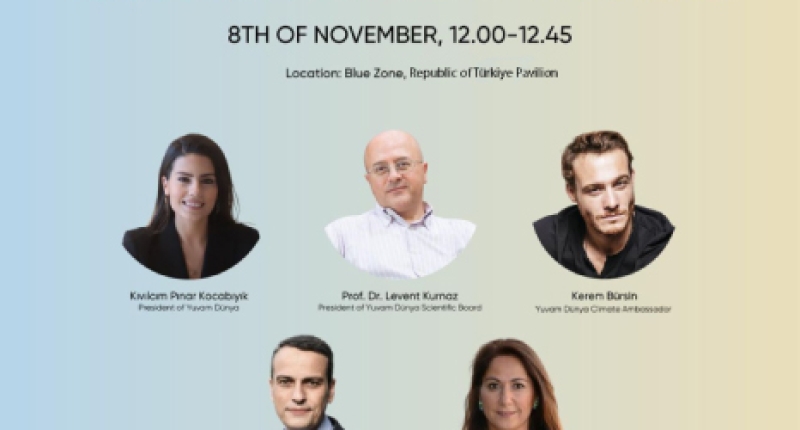 A joint program at COP27 for the climate crisis from Yuvam Dünya and Galata Wind